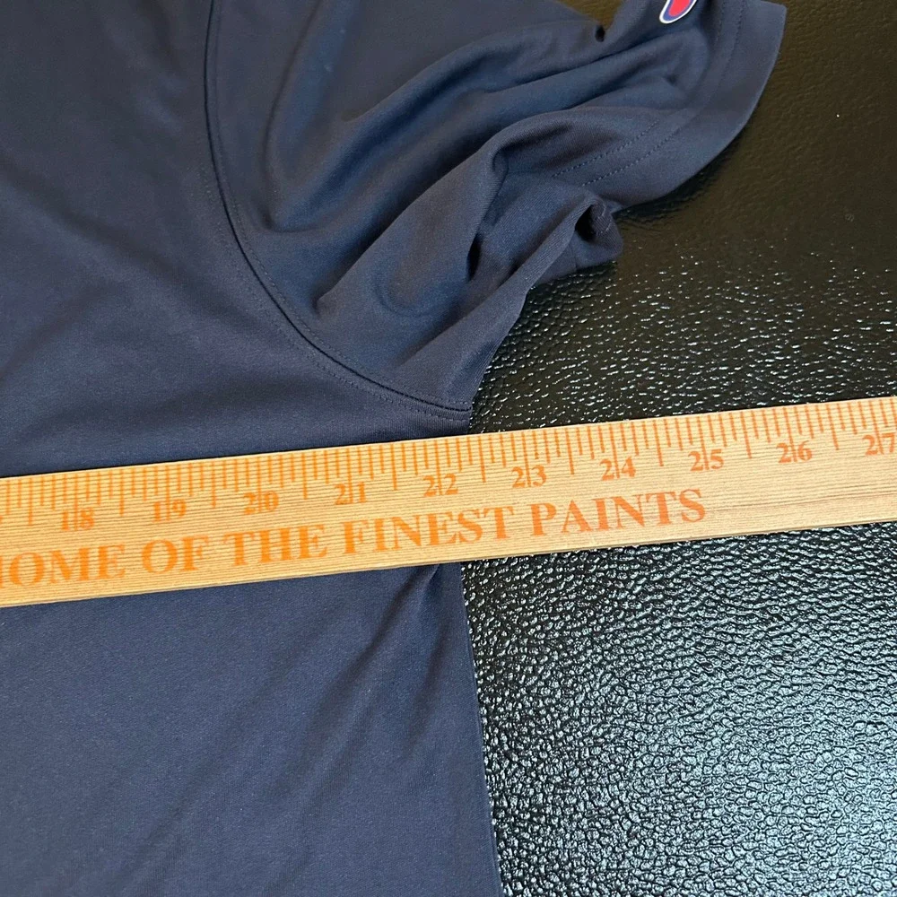 Champion‎ Athletic T-Shirt Moisture Wicking Activewear Tee Navy Men's Large NWT - Picture 7 of 9